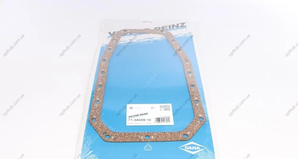 Прокладка піддону картера коркова OIL PAN IVECO 2.5D/TD/2.8TD 8140.21/8140.27/8140.23/8140.43 VICTOR REINZ 71-34049-10 (фото 1)