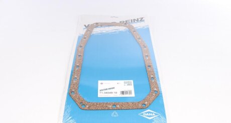Прокладка піддону картера коркова OIL PAN IVECO 2.5D/TD/2.8TD 8140.21/8140.27/8140.23/8140.43 VICTOR REINZ 71-34049-10