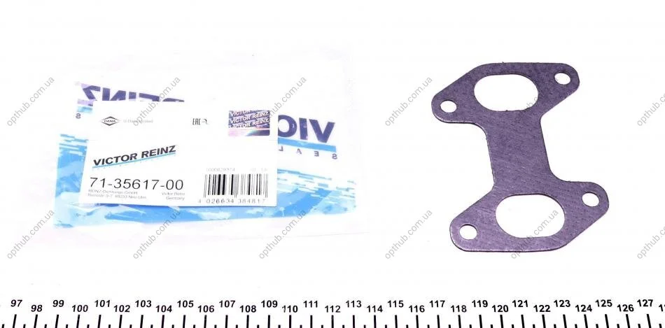 Прокладка коллектора выпускного Fiat Doblo/Punto 1.2/1.4 01- REINZ (opt-om) VICTOR REINZ 71-35617-00 (фото 1)