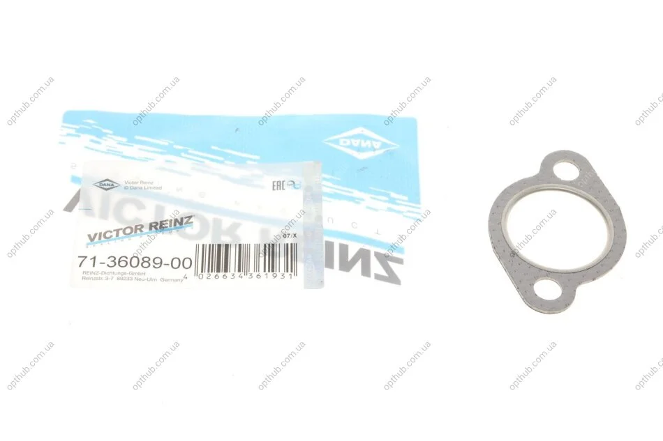 Прокладка коллектора двигателя металлическая КОЛЛ. EX VW LT 2.8TDI ATA/AGK/AUH/BCQ (4) VICTOR REINZ 71-36089-00 (фото 1)