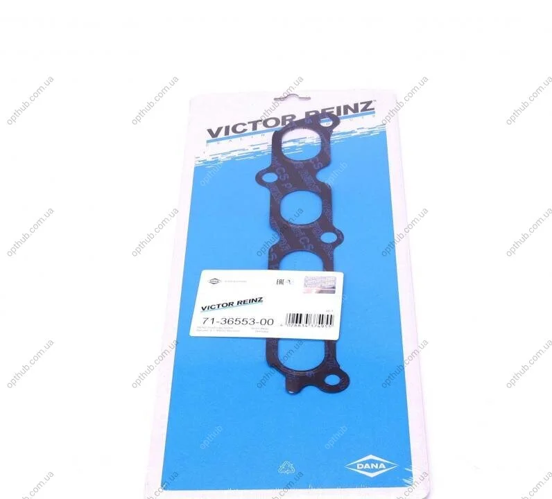 Прокладка колектора двигуна металева КОЛЛ. EX FORD ZETEC 1.25/1.4/1.6 FIESTA/FOCUS FUJA/FUJB/M7JA/ VICTOR REINZ 71-36553-00 (фото 1)