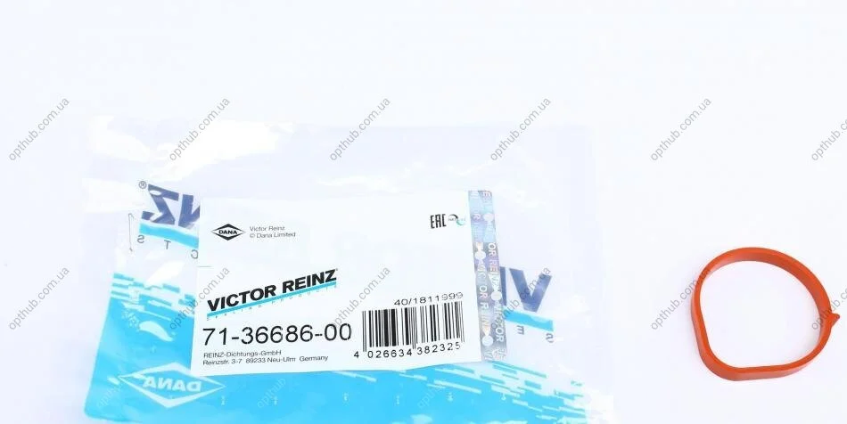 Прокладка колектора двигуна гумова КОЛЛ. IN MB M266 -ua VICTOR REINZ 71-36686-00 (фото 1)