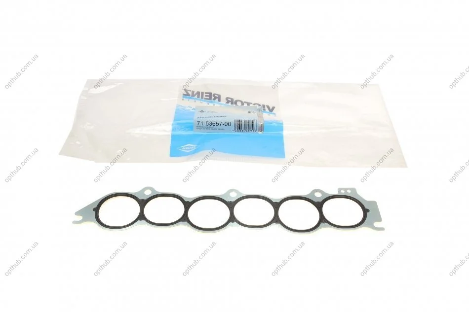 Прокладка коллектора двигателя металлическая GASKET NISSAN VICTOR REINZ 71-53657-00 (фото 1)