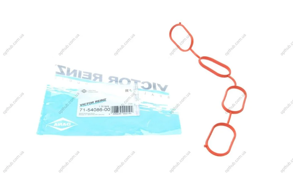 Прокладка колектора двигуна гумова КОЛЛ. IN TOYOTA 1.6/1.8/1.8 HYBRID 09- 1ZR-FE/2ZR-FE/2ZR-FXE -ua VICTOR REINZ 71-54086-00 (фото 1)