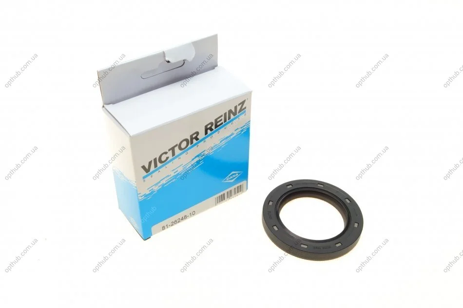 Сальник резинометаллический FRONT MB 45X67X8 ACM/PTFE OM601/OM611/M272/OM642 VICTOR REINZ 81-26248-10 (фото 1)