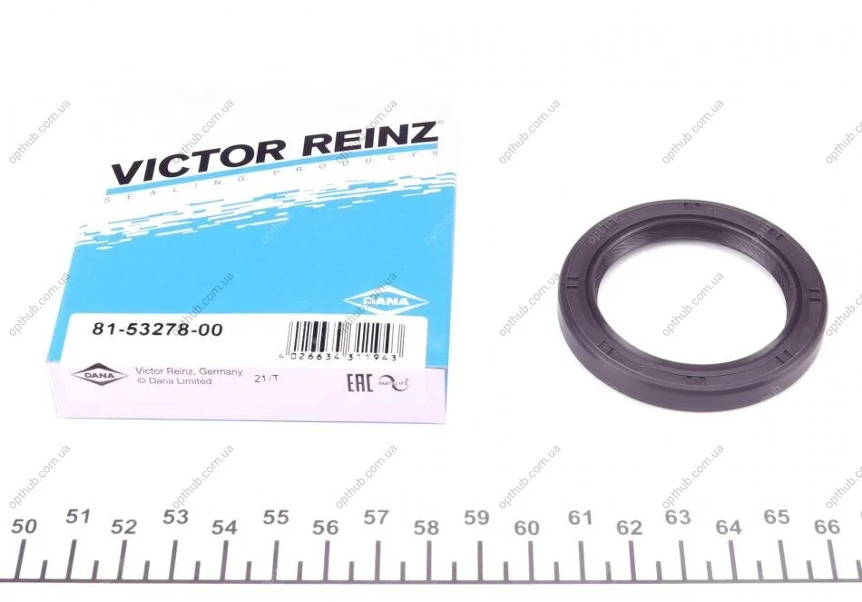 Сальник колінвалу Hyundai Sonata II/III/ Mitsubishi Galant 2.0 88- (44x60x7) REINZ (opt-om) VICTOR REINZ 81-53278-00 (фото 1)