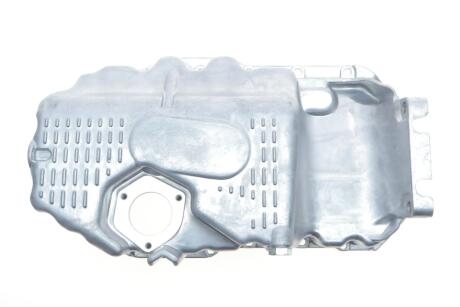 Піддон масляний алюмінієвий з отвором під датчик Skoda Fabia (11-), Octavia (09-13)/VW Golf (06-), Jetta (06-), Passat (08-) Vika 11030828001