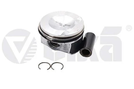 Поршень ДВС (0.25) (1шт + палец, стоп. кільца) Audi A4,A5,A6,A8,Q5/VW T5,Passat/Skoda Superb 2.0 (10-17) VIKA Vika 11071701601