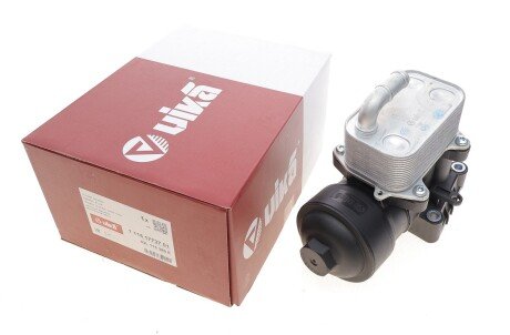 Радіатор масляний (з корпусом фільтра) Audi A6 2.0 TDI 11-18 (теплообмінник) (opt-om) Vika 11151773701