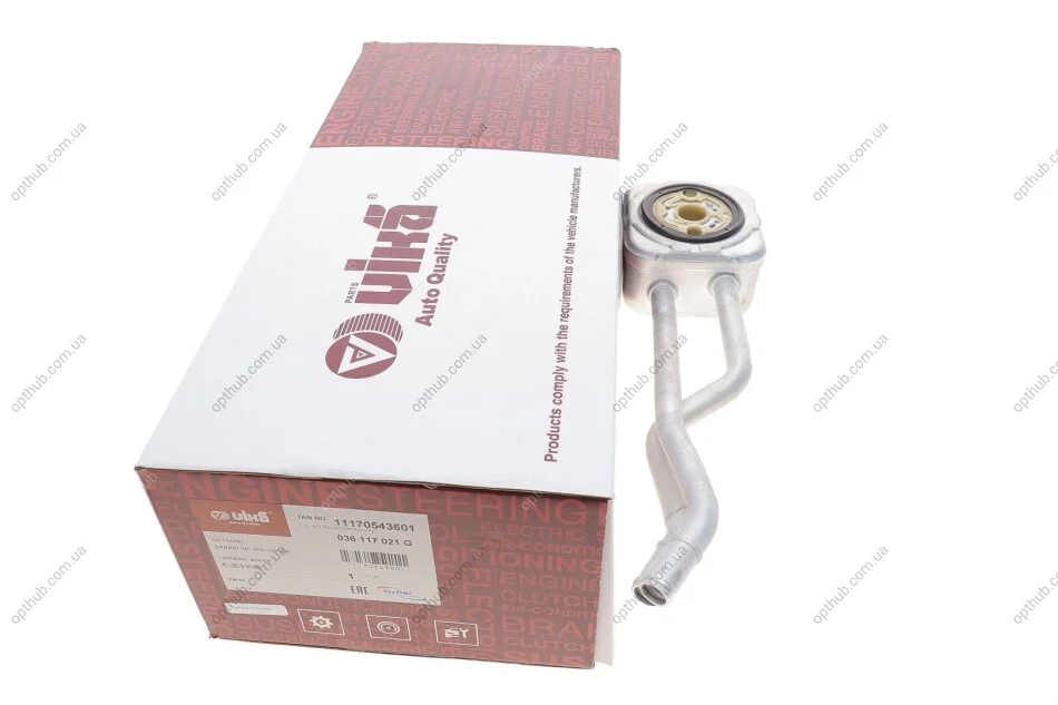 Радіатор олії VW Golf (96-03)/Seat Leon (00-06),Toledo (99-04) VIKA Vika 11170543601 (фото 1)