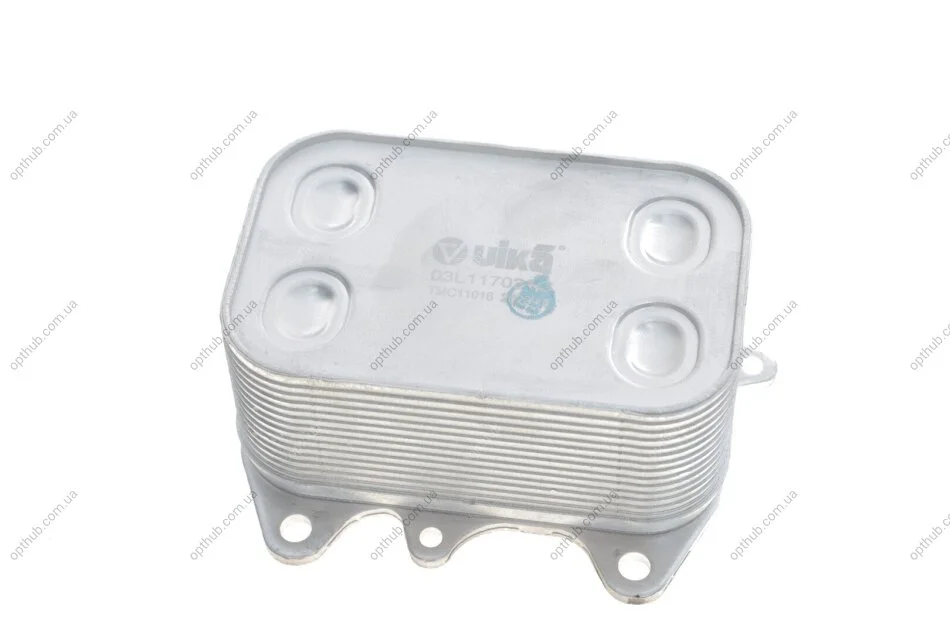 Радіатор масляний Skoda Fabia (11-), Octavia (09-13) / VW Crafter (12-), Golf (09-), Jetta (06-), Passat (09-), Polo (10-), Tiguan (08-) VIKA Vika 11170562001 (фото 1)