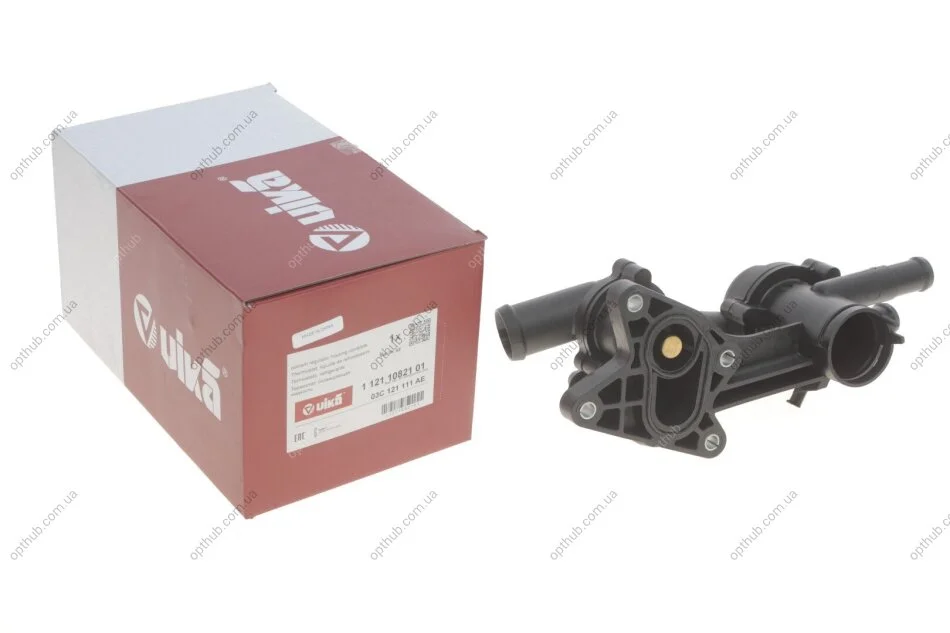 Термостат з корпусом Skoda Fabia (09-)/VW Jetta (11-),Polo (10-)Seat Ibiza13-,Toledo (13-) VIKA Vika 11211082101 (фото 1)