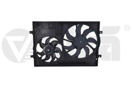 Дифузор у зборі з вентиляторами Skoda Octavia (12-),Superb (15-)/VW Golf (12-),Tiguan (16-)/Audi A3 (12-) VIKA Vika 11211836301
