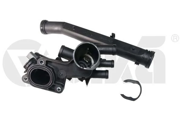 Корпус термостата з термостатом 87град Skoda Fabia (00-08)/VW Polo (02-08)/Seat Ibiza (02-10) VIKA Vika 11211841801 (фото 1)