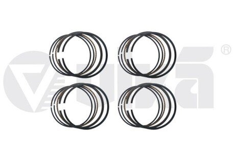 Кільця поршневі комплект на 4 циліндра Audi A3, A4/Skoda Octavia I/VW Golf, Passat, Polo 1,6 (94-) (D=81 мм) Vika 11981636101