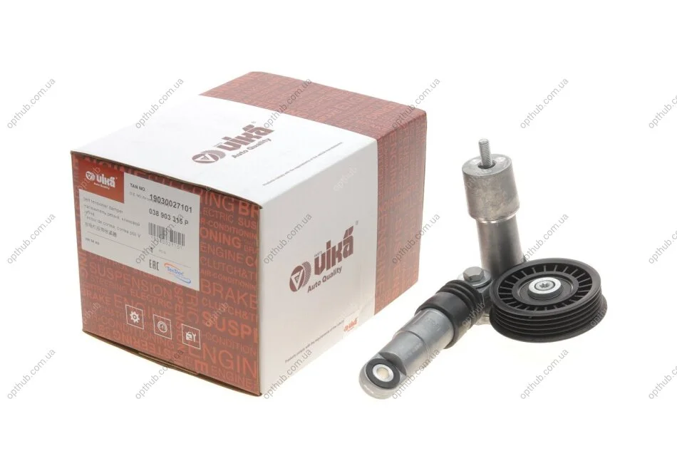 Ролик натяжний з натягувачем Skoda Superb (02-08) / VW Golf (98-02), Passat (97-05) / Audi A4 (98-05), A6 (98-05) VIKA Vika 19030027101 (фото 1)