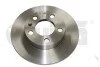Диск тормозной задний (кратно 2) VW Polo (04-10)/Audi A3,TT (97-06)/Seat Cordoba,Ibiza (02-10),Leon (00-06) VIKA Vika 66150021101 (фото 1)