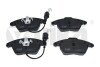 Колодки тормозные передние с датчиком износа Skoda Fabia (11-15), Octavia (04-13) / VW Golf (04-16), Jetta (06-15), Passat (06-12) Vika 66980009201 (фото 1)