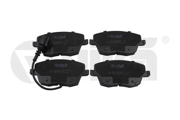Колодки тормозные передние с датчиком износа Skoda Fabia (00-10)/VW Polo (02-10)/Seat Ibiza (02-05) VIKA Vika 66980009301 (фото 1)