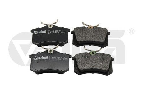 Тормозные колодки задние без датчика Audi A4 (01-09),A6 (00-05) Vika 66981100701