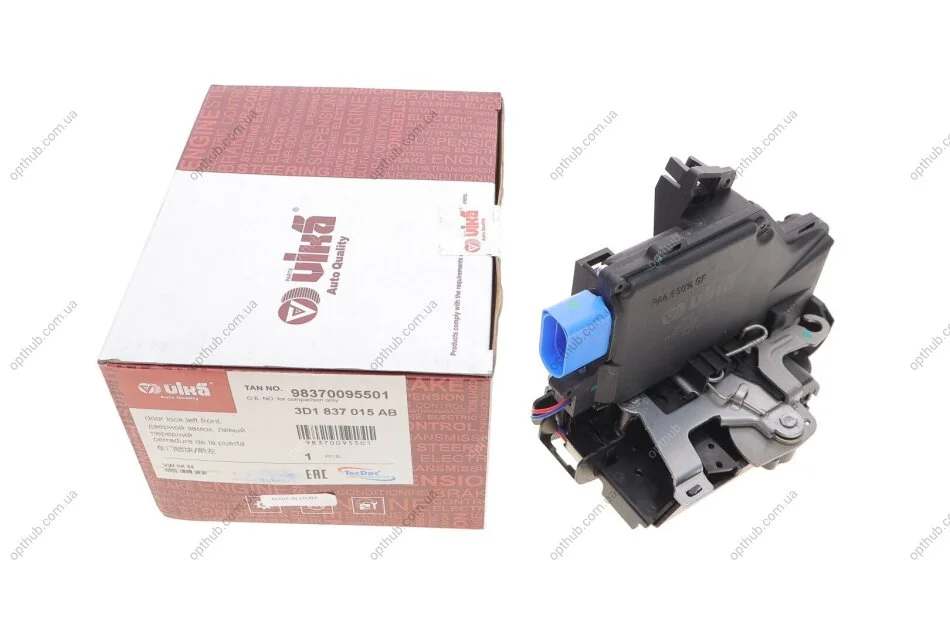 Замок дверей (передніх/L) VW Caddy/Golf/Touran/Touareg/Skoda Octavia 03-15 VIKA (opt-om) Vika 98370095501 (фото 1)