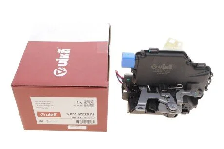 Замок двери передней левой Skoda Fabia (00-08)/VW Polo (02-10),T5 (03-16)/Seat Cordoba (03-09),Ibiza (02-10) VIKA Vika 98370757001