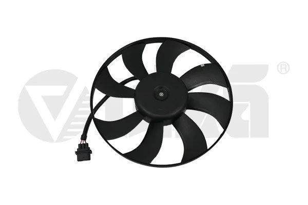 Вентилятор радиатора 100W Skoda Fabia (00-04,05-10), Roomster (06-10)/VW Polo (02-10)/Seat Ibiza (02-05,06-10) VIKA Vika 99590015601 (фото 1)