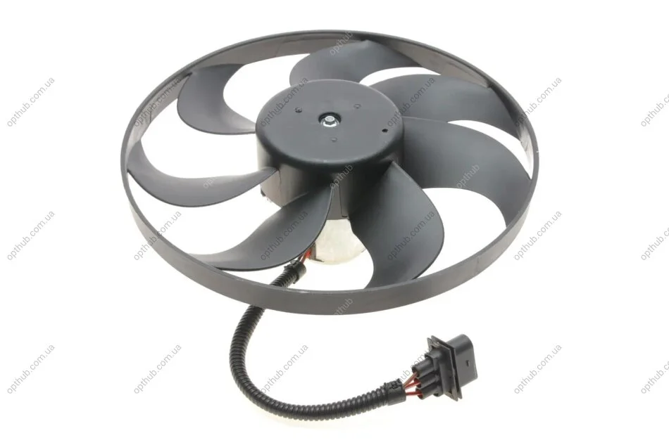 Вентилятор радіатора 60W / 250W (великий) Skoda Fabia (00-07), Octavia (96-10) / VW Golf (04-13,11 -), Passat (05-10,10-14) VIKA Vika 99590017701 (фото 1)