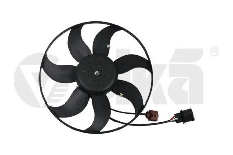 Вентилятор радиатора 220W Skoda Fabia (11-15), Octavia (04-13)/VW Caddy (04-16), Golf (04-16), Jetta (06-15), Passat (06-15) VIKA Vika 99590579501