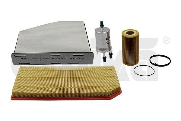 Комплект фильтров 4шт. VW Golf (04-09), Jetta (06-11)/Audi A3 (04-13), TT (07-)/Skoda Octavia (04-13) 2.0,2.5 бенз. VIKA Vika K11784801 (фото 1)