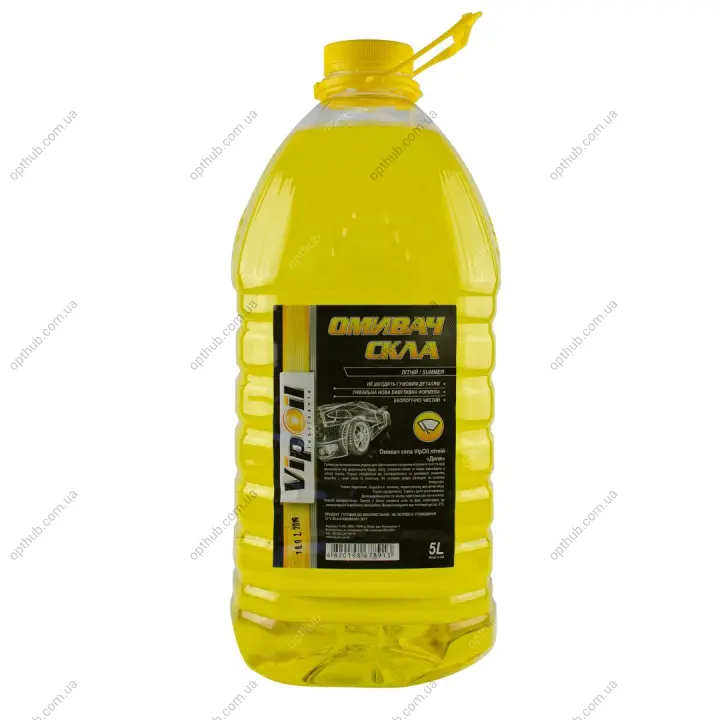 Омивач скла VipOil (літній) жовтий _Диня_ 5л VIPOIL 0218043 (фото 1)
