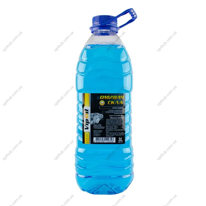 Омивач скла VipOil (літній) синій _Морська свіжість_ 3л VIPOIL 0218046 (фото 1)