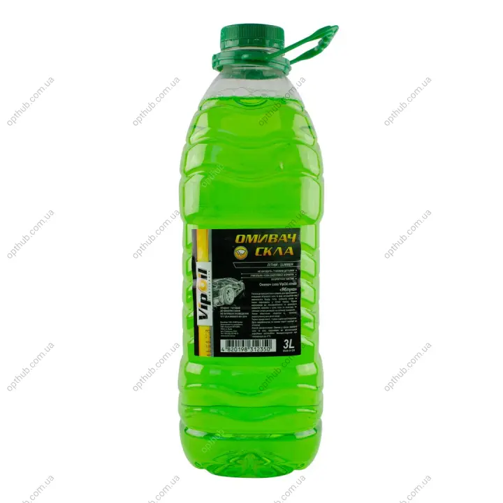 Омивач скла VipOil (літній) зелений _Яблуко_ 3л VIPOIL 0218047 (фото 1)