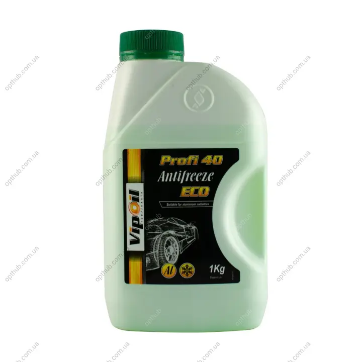 Антифриз VipOil ECO Profi 40 (зелений) 1кг х8 VIPOIL 701406 (фото 1)