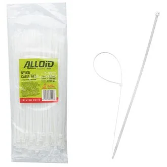 Хомут пластиковий, 100шт VITOL PC-36200 W