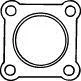 Прокладка випускної системи VOLVO 850, S70, V70 I CHRYSLER CARAVAN, GRAND VOYAGER III, GRAND VOYAGER V, NEON, NEON II, PT CRUISER, SEBRING, VOYAGER III, VOYAGER IV, VOYAGER V 1.6-3.8 05.94- WALKER 80790