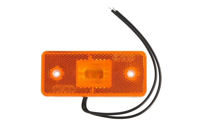 Фонарь габаритный оранжевый (46х116х8мм) LED Was 101P W17D (фото 1)