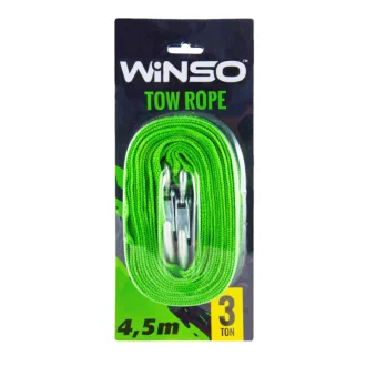 Трос стрічковий WINSO, з металевими гачками 3т,4,5м.,блістер Winso 133450