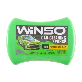 Губка для миття авто WINSO з дрібними порами 200*140*60mm (зелена) Winso 151300