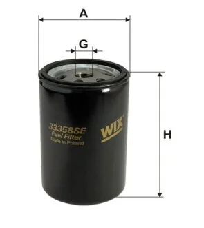 Фильтр топл. MAN (TRUCK) /PP845/2 (пр-во WIX-Filtron) WIX FILTERS 33358SE