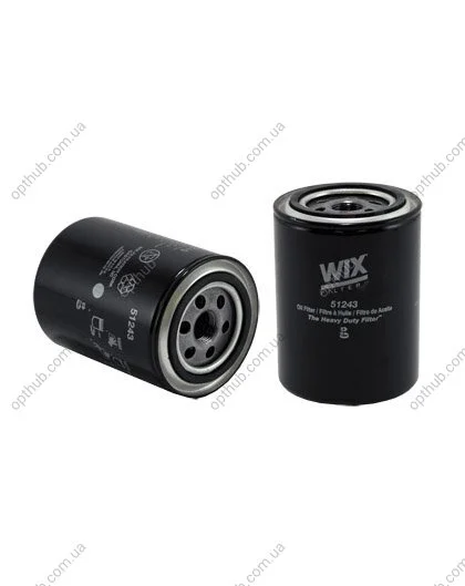 Фільтр масляний JOHN DEERE (TRUCK) /OP647/3 (вир-во WIX-Filtron UA) WIX FILTERS 51243 (фото 1)