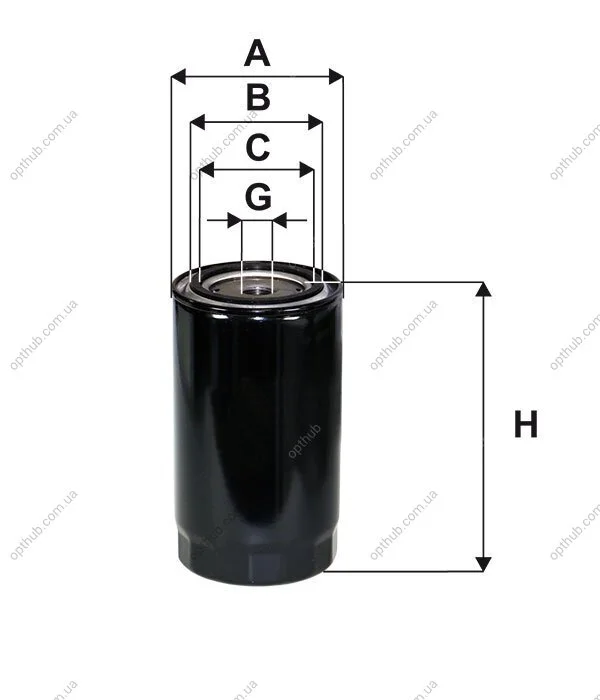 Фільтр масляний VOLVO 51459/OP574/1 (вир-во WIX-Filtron) WIX FILTERS 51459E (фото 1)