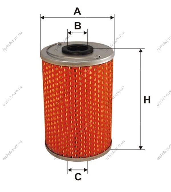 Фільтр масляний /WL7282/OM516/2 (вир-во WIX-Filtron UA) WIX FILTERS 92124E (фото 1)