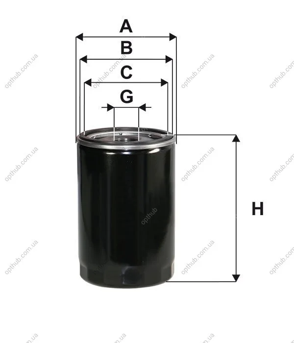 Фільтр масляний двигуна /584/2 (вир-во WIX-FILTERS) WIX FILTERS 92140E (фото 1)