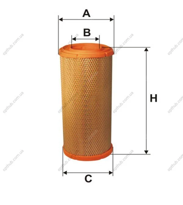 Фільтр повітряний IVECO (вир-во WIX-Filtron) WIX FILTERS 93120E (фото 1)