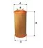 Фільтр повітряний IVECO (вир-во WIX-Filtron) WIX FILTERS 93120E (фото 1)