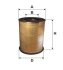 Фильтр воздушный Volvo FH 12 AM442/5/ (WIX-Filtron) WIX FILTERS 93151E (фото 1)