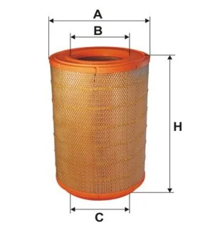 Фільтр повітряний SCANIA AM416/3/ (вир-во WIX-Filtron UA) WIX FILTERS 93181E