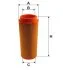 Фільтр повітряний /AR200/3 (вир-во WIX-FILTERS) WIX FILTERS 93213E (фото 1)