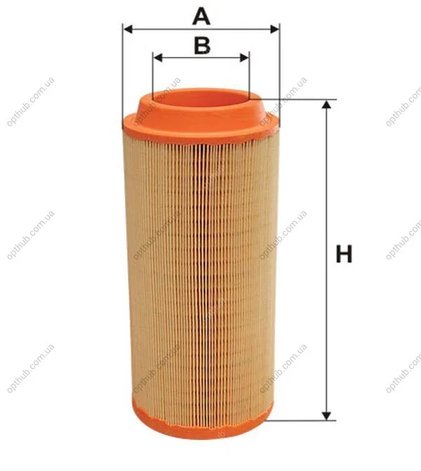 Фільтр повітряний /AR200/4 (вир-во WIX-Filtron) WIX FILTERS 93220E (фото 1)